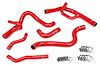57-1300-RED Radiator Hose Kit, High-Temp 3-Ply Reinforced Silicone, Replace OEM Rubber Radiator Coolant Hoses - image 1