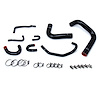 57-1323R-BLK Radiator Hose Kit, High-Temp 3-Ply Reinforced Silicone, Replace OEM Rubber Radiator Coolant Hoses - image 1