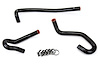 57-1340-BLK Heater Hose Kit, High-Temp 3-Ply Reinforced Silicone, Replace OEM Rubber Heater Coolant Hoses - image 1