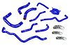 57-1341-BLUE Coolant Hose Kit, High-Temp 3-Ply Reinforced Silicone, Replace Rubber Radiator Heater Coolant Hoses - image 1