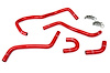 57-1345-RED Radiator Hose Kit, High-Temp 3-Ply Reinforced Silicone, Replace OEM Rubber Radiator Coolant Hoses