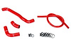 57-1359-RED Radiator Hose Kit, High-Temp 3-Ply Reinforced Silicone, Replace OEM Rubber Radiator Coolant Hoses