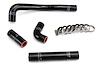 57-1367-BLK Radiator Hose Kit, High-Temp 3-Ply Reinforced Silicone, Replace OEM Rubber Radiator Coolant Hoses
