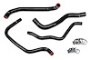 57-1389-BLK Coolant Hose Kit, High-Temp 3-Ply Reinforced Silicone, Replace Rubber Radiator Heater Coolant Hoses - image 1