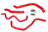 57-1390-RED Coolant Hose Kit, High-Temp 3-Ply Reinforced Silicone, Replace Rubber Radiator Heater Coolant Hoses - image 1