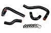 57-1396-BLK Heater Hose Kit, High-Temp 3-Ply Reinforced Silicone, Replace OEM Rubber Heater Coolant Hoses - image 1