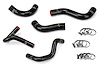57-1411-BLK Coolant Hose Kit, High-Temp 3-Ply Reinforced Silicone, Replace Rubber Radiator Heater Coolant Hoses - image 1