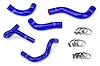 57-1411-BLUE Coolant Hose Kit, High-Temp 3-Ply Reinforced Silicone, Replace Rubber Radiator Heater Coolant Hoses - image 1