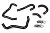 57-1414-BLK Heater Hose Kit, High-Temp 3-Ply Reinforced Silicone, Replace OEM Rubber Heater Coolant Hoses - image 1