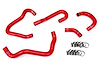 57-1414-RED Heater Hose Kit, High-Temp 3-Ply Reinforced Silicone, Replace OEM Rubber Heater Coolant Hoses - image 1