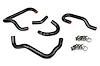 57-1415-BLK Heater Hose Kit, High-Temp 3-Ply Reinforced Silicone, Replace OEM Rubber Heater Coolant Hoses - image 1