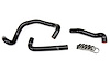 57-1422-BLK Heater Hose Kit, High-Temp 3-Ply Reinforced Silicone, Replace OEM Rubber Heater Coolant Hoses