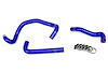 57-1422-BLUE Heater Hose Kit, High-Temp 3-Ply Reinforced Silicone, Replace OEM Rubber Heater Coolant Hoses - image 1