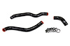 57-1435-BLK Heater Hose Kit, High-Temp 3-Ply Reinforced Silicone, Replace OEM Rubber Heater Coolant Hoses - image 1