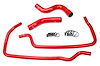 57-1449-RED Coolant Hose Kit, High-Temp 3-Ply Reinforced Silicone, Replace Rubber Radiator Heater Coolant Hoses - image 1