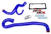 57-1456-BLUE Radiator Hose Kit, High-Temp 3-Ply Reinforced Silicone, Replace OEM Rubber Radiator Coolant Hoses - image 2