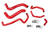 57-1467-RED Coolant Hose Kit, High-Temp 3-Ply Reinforced Silicone, Replace Rubber Radiator Heater Coolant Hoses - image 1