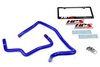 57-1468-BLUE Heater Hose Kit, High-Temp 3-Ply Reinforced Silicone, Replace OEM Rubber Heater Coolant Hoses - image 2
