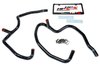 57-1472-BLK Heater Hose Kit, High-Temp 3-Ply Reinforced Silicone, Replace OEM Rubber Heater Coolant Hoses - image 2