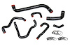 57-1490-BLK Coolant Hose Kit, High-Temp 3-Ply Reinforced Silicone, Replace Rubber Radiator Heater Coolant Hoses - image 1