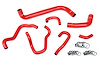 57-1490-RED Coolant Hose Kit, High-Temp 3-Ply Reinforced Silicone, Replace Rubber Radiator Heater Coolant Hoses - image 1