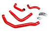 57-1500-RED Radiator Hose Kit, High-Temp 3-Ply Reinforced Silicone, Replace OEM Rubber Radiator Coolant Hoses - image 1