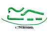 57-1505-GRN Radiator Hose Kit, High-Temp 3-Ply Reinforced Silicone, Replace OEM Rubber Radiator Coolant Hoses
