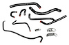 57-1506-BLK Coolant Hose Kit, High-Temp 3-Ply Reinforced Silicone, Replace Rubber Radiator Heater Coolant Hoses - image 1