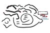57-1512-BLK Coolant Hose Kit, High-Temp 3-Ply Reinforced Silicone, Replace Rubber Radiator Heater Coolant Hoses - image 2