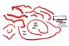 57-1512-RED Coolant Hose Kit, High-Temp 3-Ply Reinforced Silicone, Replace Rubber Radiator Heater Coolant Hoses - image 2
