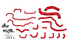 57-1516-RED Coolant Hose Kit, High-Temp 3-Ply Reinforced Silicone, Replace Rubber Radiator Heater Coolant Hoses - image 1