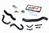 57-1518-BLK Coolant Hose Kit, High-Temp 3-Ply Reinforced Silicone, Replace Rubber Radiator Heater Coolant Hoses - image 2
