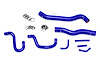 57-1518-BLUE Coolant Hose Kit, High-Temp 3-Ply Reinforced Silicone, Replace Rubber Radiator Heater Coolant Hoses - image 1