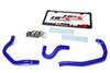 57-1520-BLUE Heater Hose Kit, High-Temp 3-Ply Reinforced Silicone, Replace OEM Rubber Heater Coolant Hoses - image 2