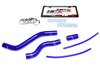 57-1525-BLUE Radiator Hose Kit, High-Temp 3-Ply Reinforced Silicone, Replace OEM Rubber Radiator Coolant Hoses - image 3