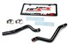 57-1529-BLK Heater Hose Kit, High-Temp 3-Ply Reinforced Silicone, Replace OEM Rubber Heater Coolant Hoses - image 2