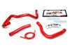 57-1530-RED Radiator Hose Kit, High-Temp 3-Ply Reinforced Silicone, Replace OEM Rubber Radiator Coolant Hoses - image 2