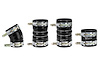 57-1538-BLK Intercooler Boot Kit, 4-Ply Reinforced Fluorolined Silicone, Replaces OEM Rubber Intercooler Boots - image 1