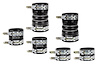 57-1539-BLK Intercooler Boot Kit, 4-Ply Reinforced Fluorolined Silicone, Replaces OEM Rubber Intercooler Boots - image 1