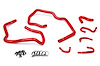 57-1547-RED Heater Hose Kit, High-Temp 3-Ply Reinforced Silicone, Replace OEM Rubber Heater Coolant Hoses - image 1