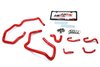 57-1547-RED Heater Hose Kit, High-Temp 3-Ply Reinforced Silicone, Replace OEM Rubber Heater Coolant Hoses - image 2