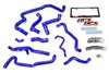 57-1557-BLUE Coolant Hose Kit, High-Temp 3-Ply Reinforced Silicone, Replace Rubber Radiator Heater Coolant Hoses - image 2