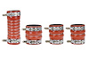 57-1569 Intercooler Hose Kit, High-Temp 4-Ply Reinforced Silicone, Replace OEM Rubber Intercooler Turbo Boots