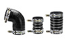 57-1573-BLK Intercooler Boot Kit, 4-Ply Reinforced Fluorolined Silicone, Replaces OEM Rubber Intercooler Boots - image 1