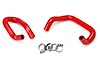 57-1586-RED Heater Hose Kit, High-Temp 3-Ply Reinforced Silicone, Replace OEM Rubber Heater Coolant Hoses - image 1