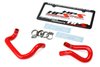 57-1586-RED Heater Hose Kit, High-Temp 3-Ply Reinforced Silicone, Replace OEM Rubber Heater Coolant Hoses - image 3