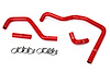 57-1587-RED Heater Hose Kit, High-Temp 3-Ply Reinforced Silicone, Replace OEM Rubber Heater Coolant Hoses - image 1