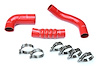 57-1599-RED Intercooler Hose Kit, High-Temp 4-Ply Reinforced Silicone, Replace OEM Rubber Intercooler Turbo Boots