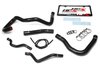 57-1609-BLK Coolant Hose Kit, High-Temp 3-Ply Reinforced Silicone, Replace Rubber Radiator Heater Coolant Hoses - image 3