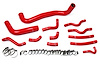 57-1610-RED Radiator and Heater Hose Kit, 3-Ply Reinforced Silicone, Replaces Rubber Radiator & Heater Hoses - image 1